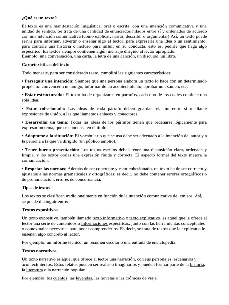 Semana 1 Junio Qué Es Un Texto | PDF | Narración | Comunicación humana