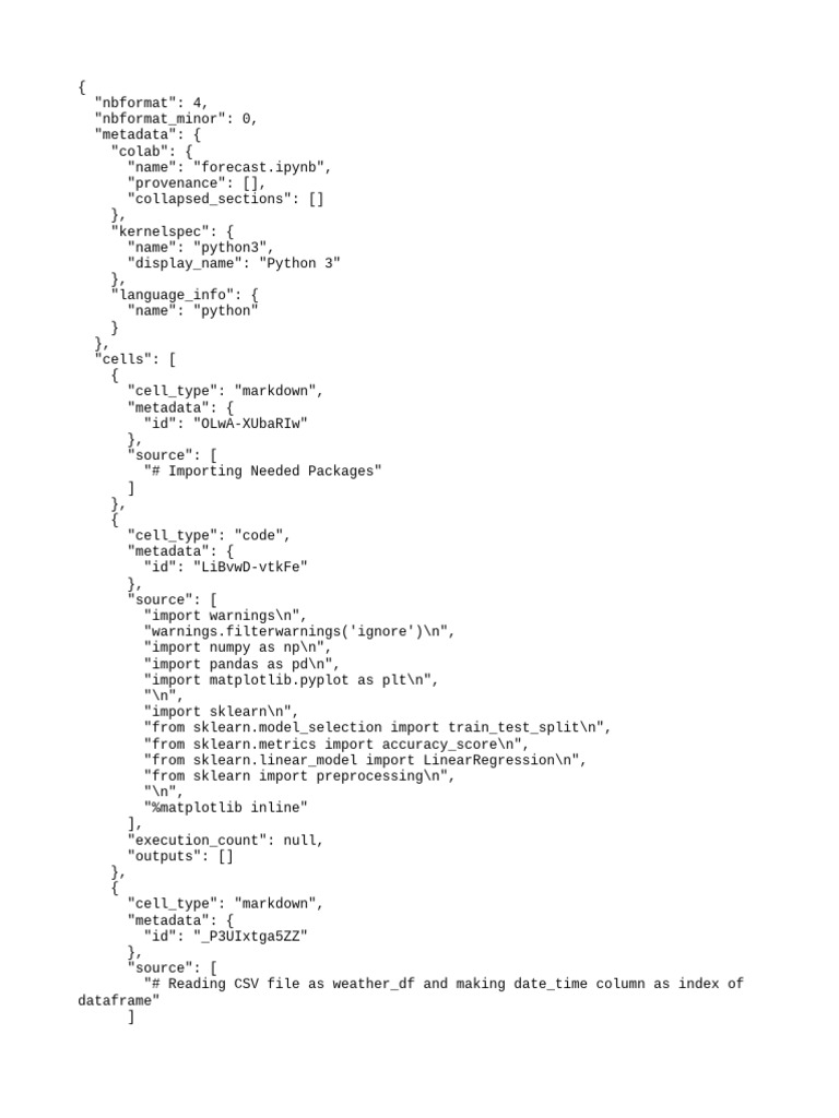 Weather Data Analysis in Python | PDF | Computing | Data Management