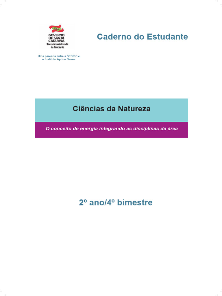 Cad.est_ciencias Da Natureza 2º Ano 4º Bimestre | PDF | Potência ...