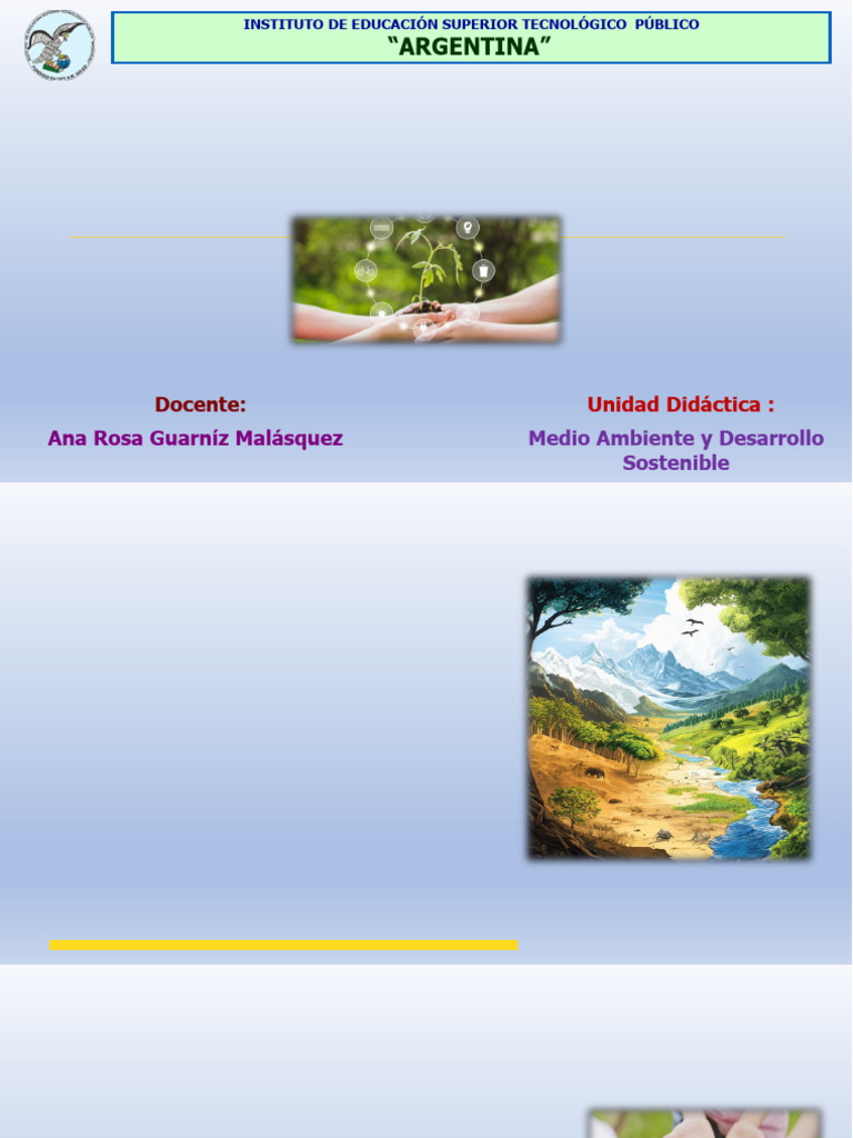 Medio Ambiente y Desarrollo Sostenible | PDF | Sustentabilidad ...