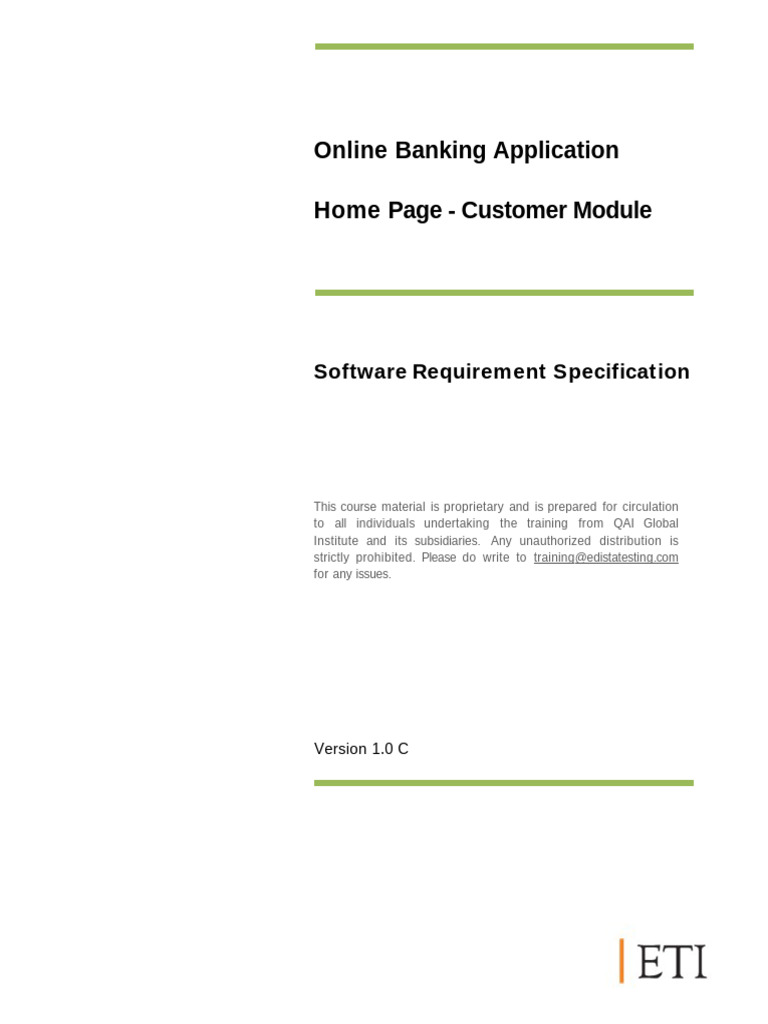 Eti Retailapp Srs Mod1 Home Page | PDF | Login | Icon (Computing)