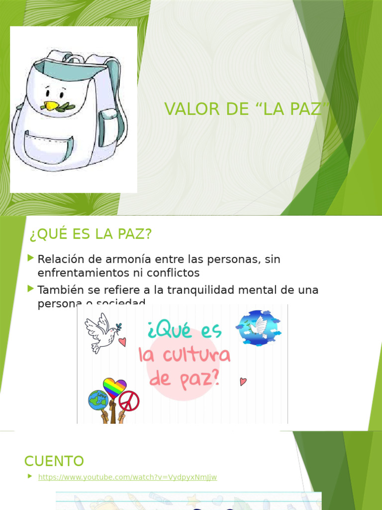 Actividades para Fomentar la Paz Infantil | PDF