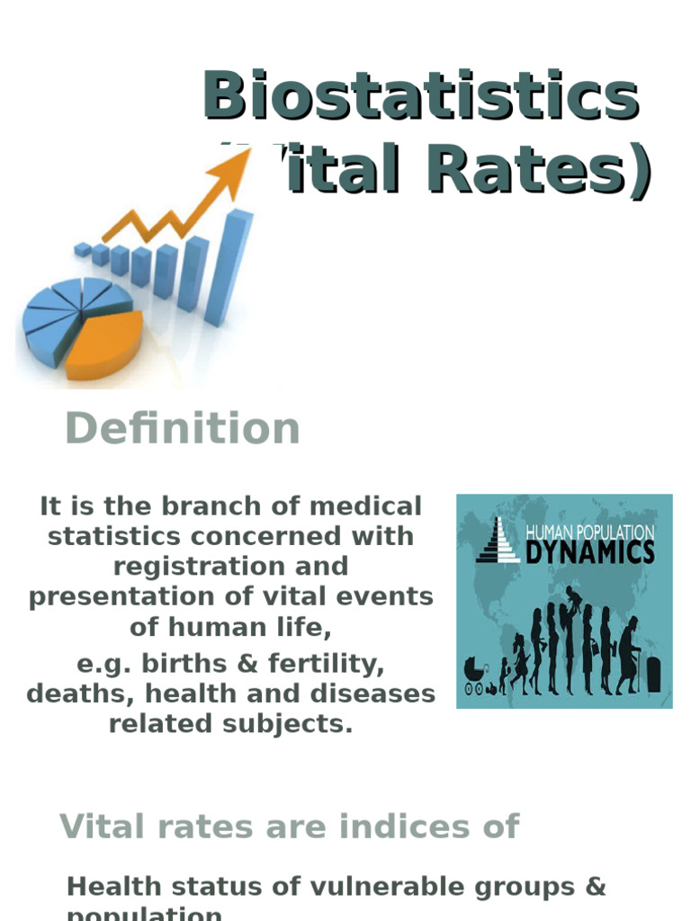 Vital Rates .... 3 | PDF | Mortality Rate | Infant Mortality