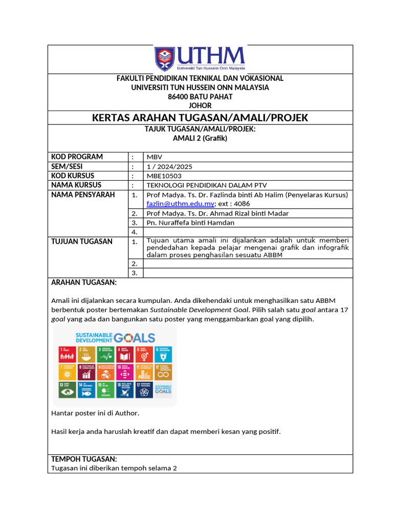 Infografik Poster untuk SDG | PDF