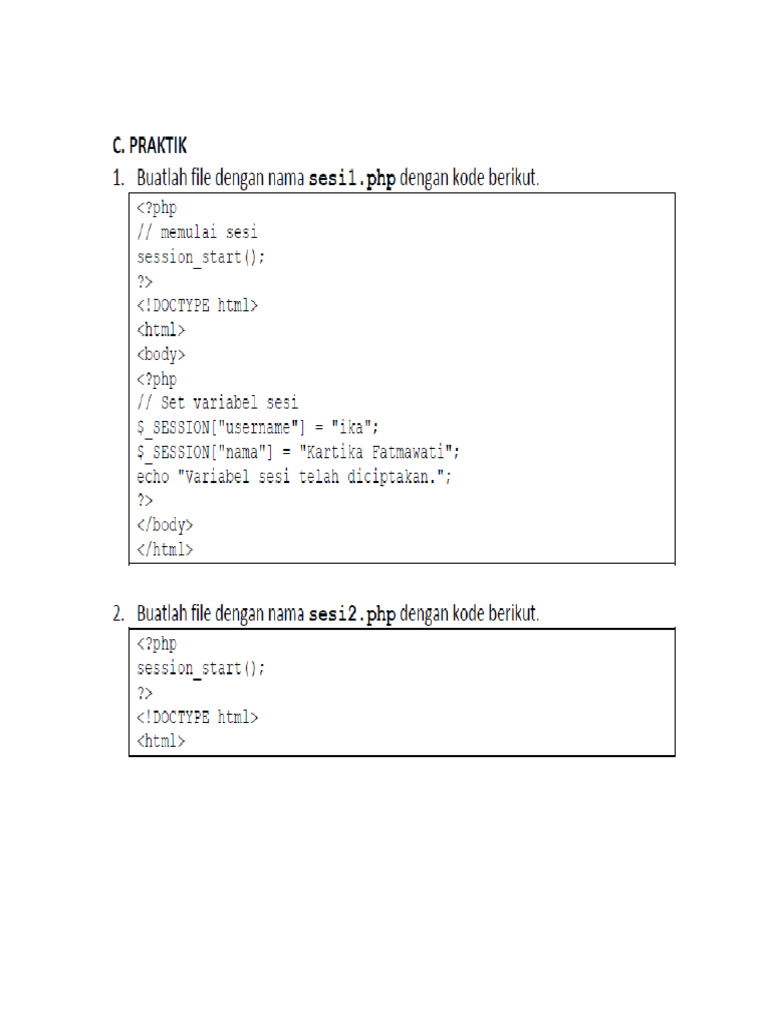 Pengujian Sesi PHP di Browser | PDF