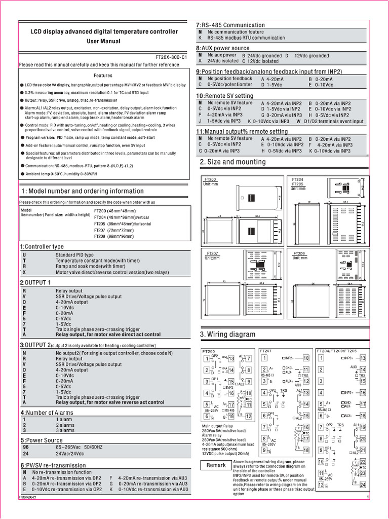 Maxwell-User Manual (FT200 LCD Controller) | PDF