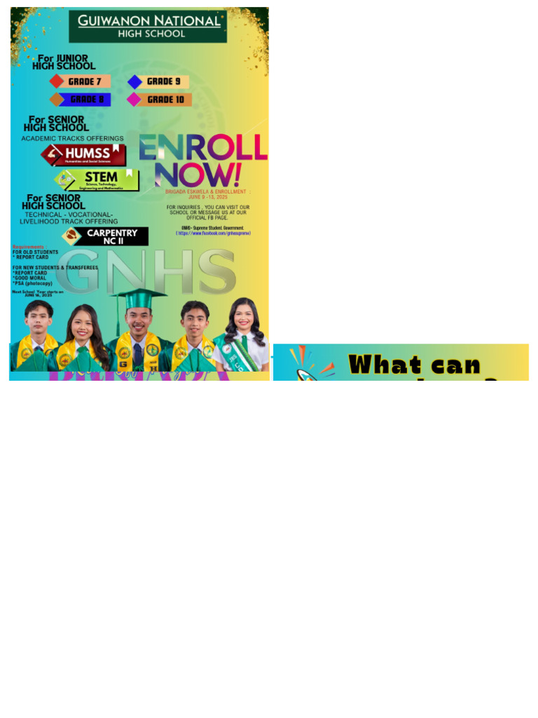 Brigada Eskwela 2025 Program | PDF