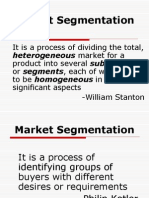 Market Segmentation