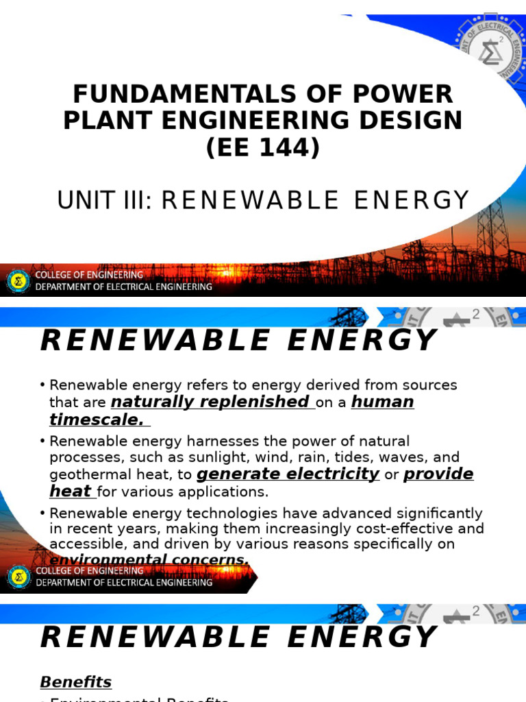 Unit III. Renewable Energy | PDF | Wind Farm | Wind Power