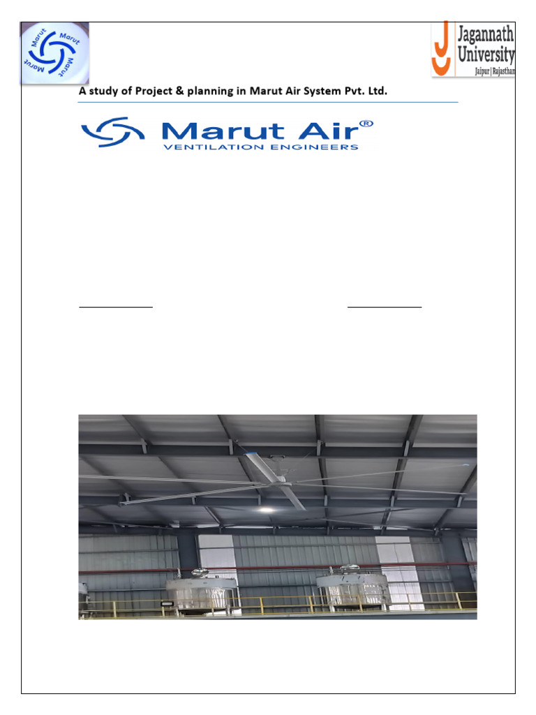 Project Planning at Marut Air System | PDF | Customer Relationship ...