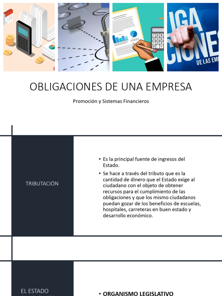 Obligaciones Tributarias de Empresas | PDF | Impuestos | Impuesto sobre ...