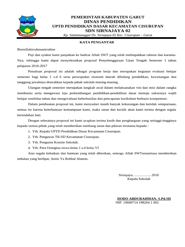 Proposal UTS SDN Sirnajaya 02 2016-2017 | PDF