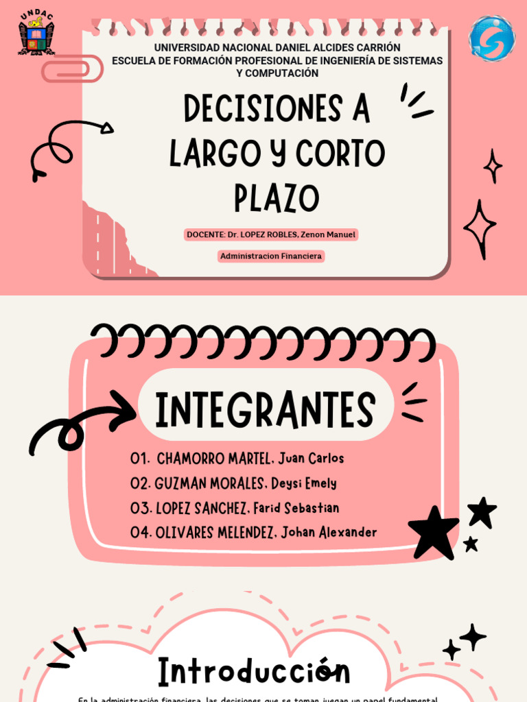Decisiones Financieras: Corto y Largo Plazo | PDF | Business | Capital ...