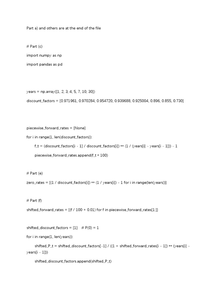mf728 HW 1 | PDF