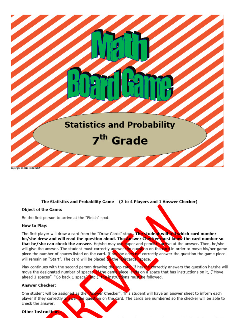 7 Grade: Statistics and Probability | PDF | Probability | Mathematics