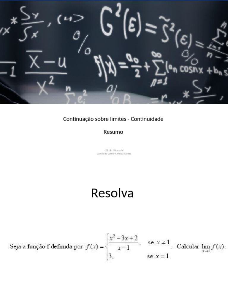 C%C3%A1lculo+Diferencial +Aula+08 | PDF