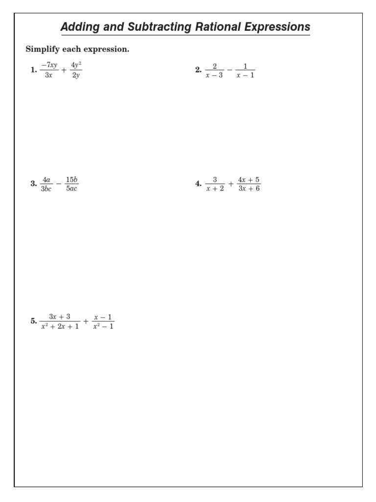 Adding and Subtracting | PDF