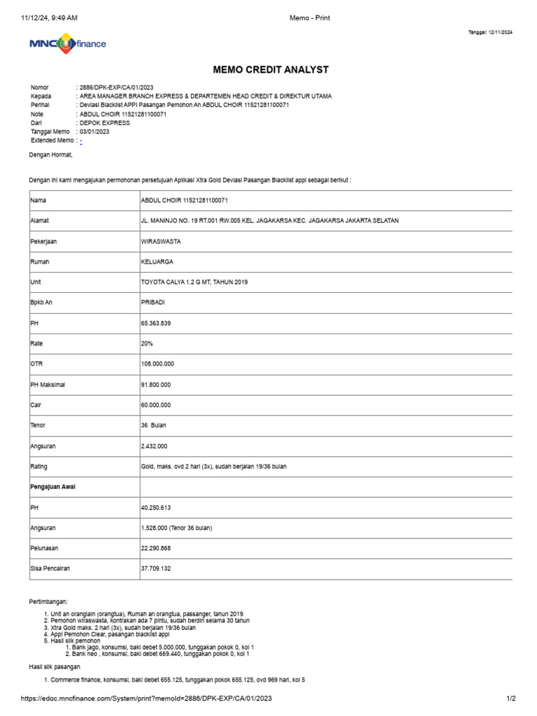 Approval Edoc Appi | PDF
