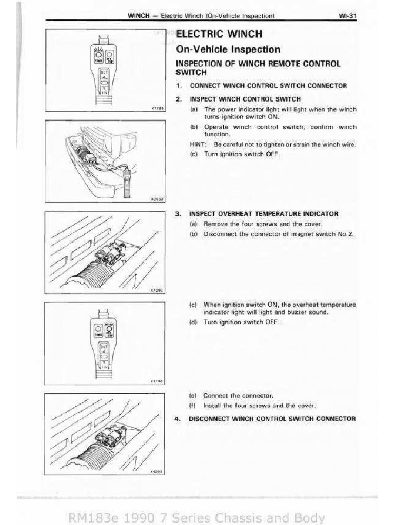 RM183E Winch | PDF