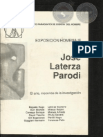 EXPOSICIÓN HOMENAJE JOSÉ LATERZA PARODI - Instituto Paraguayo de Ciencia Del Hombre - El Arte, Mecenas de La Investigación - Paraguay - PortalGuarani