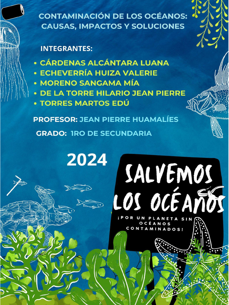 Contaminación de Los Océanos | PDF | Contaminación | Residuos