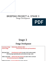 Design Development: Briefing Project 4-Stage 3