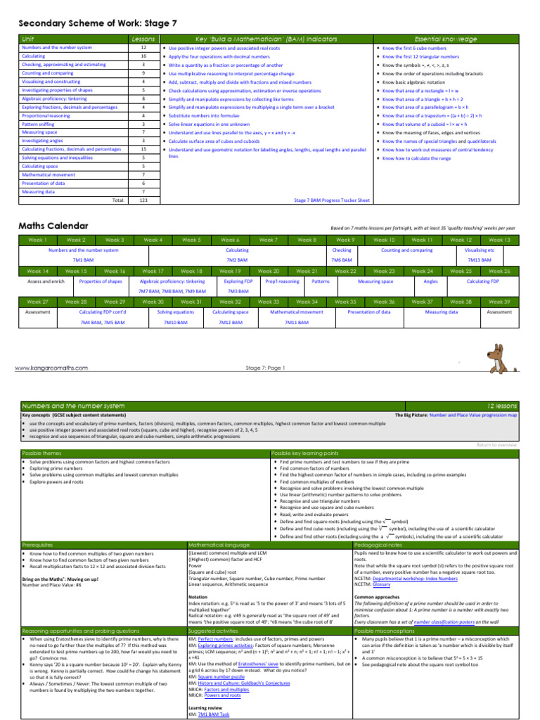 Scribd Upload - Excellent Net Ref. - Sow Stage 7 Math | PDF ...