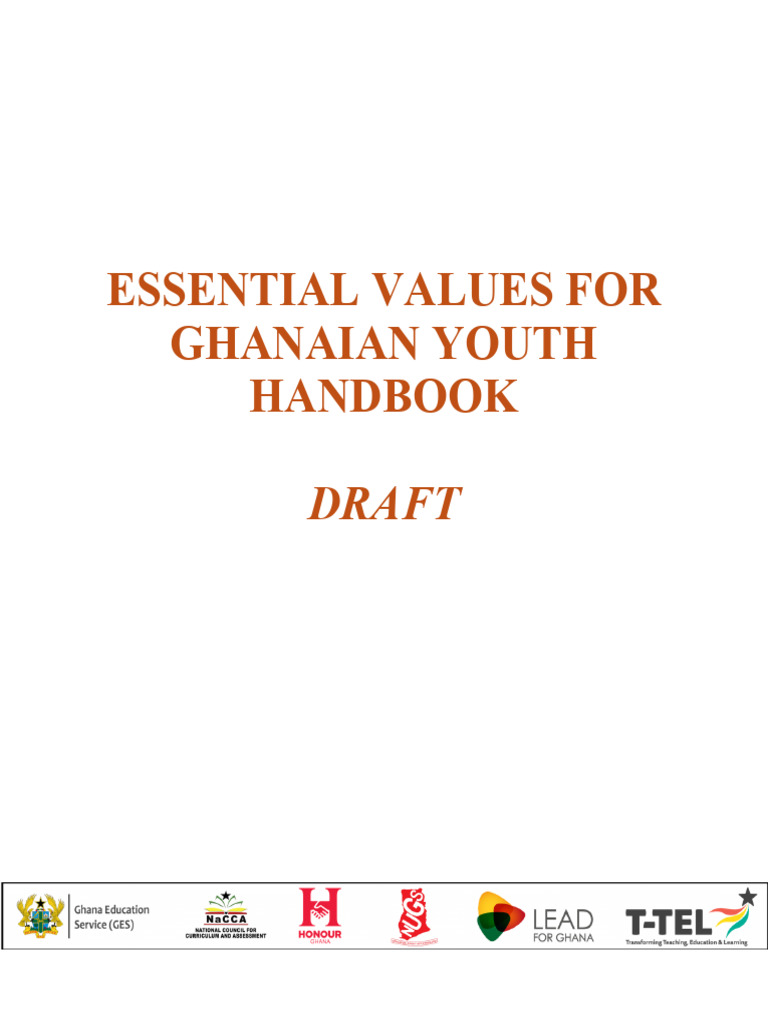 Core Values for Ghanaian Youth Handbook | PDF | Citation | Curriculum
