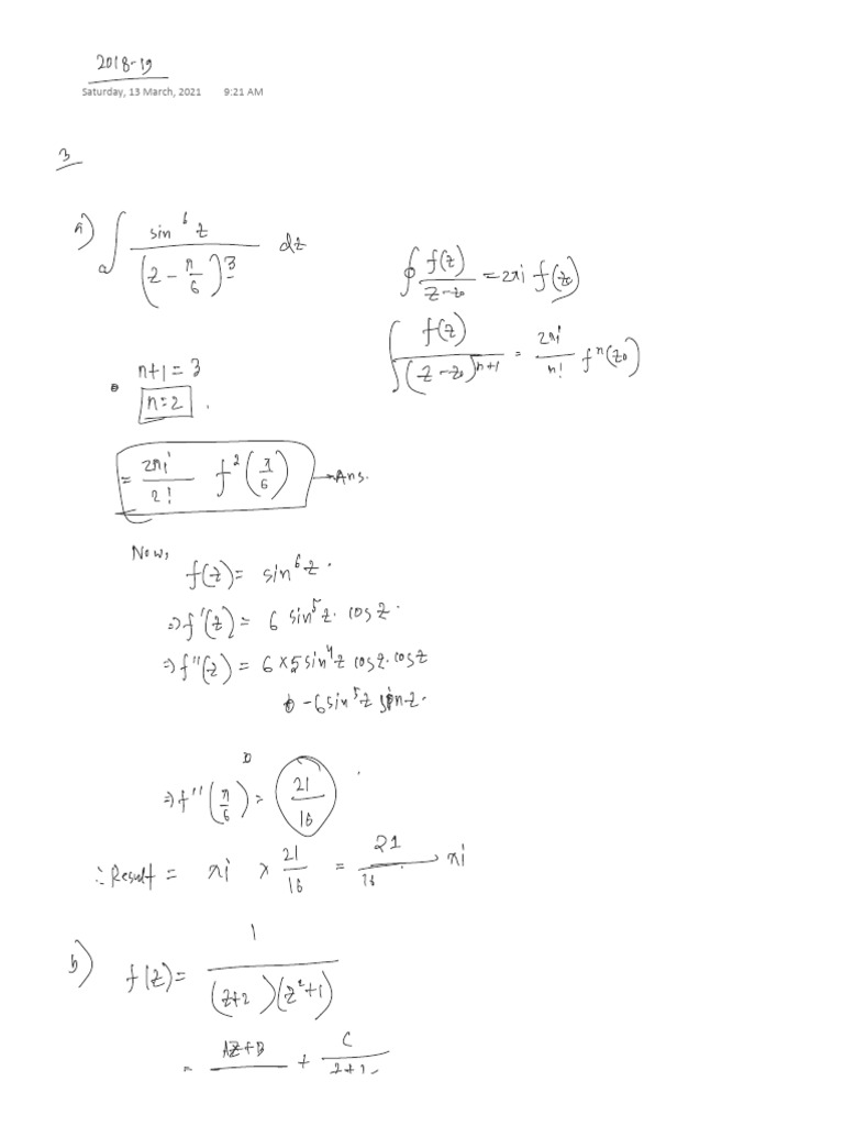 Math Document Overview | PDF