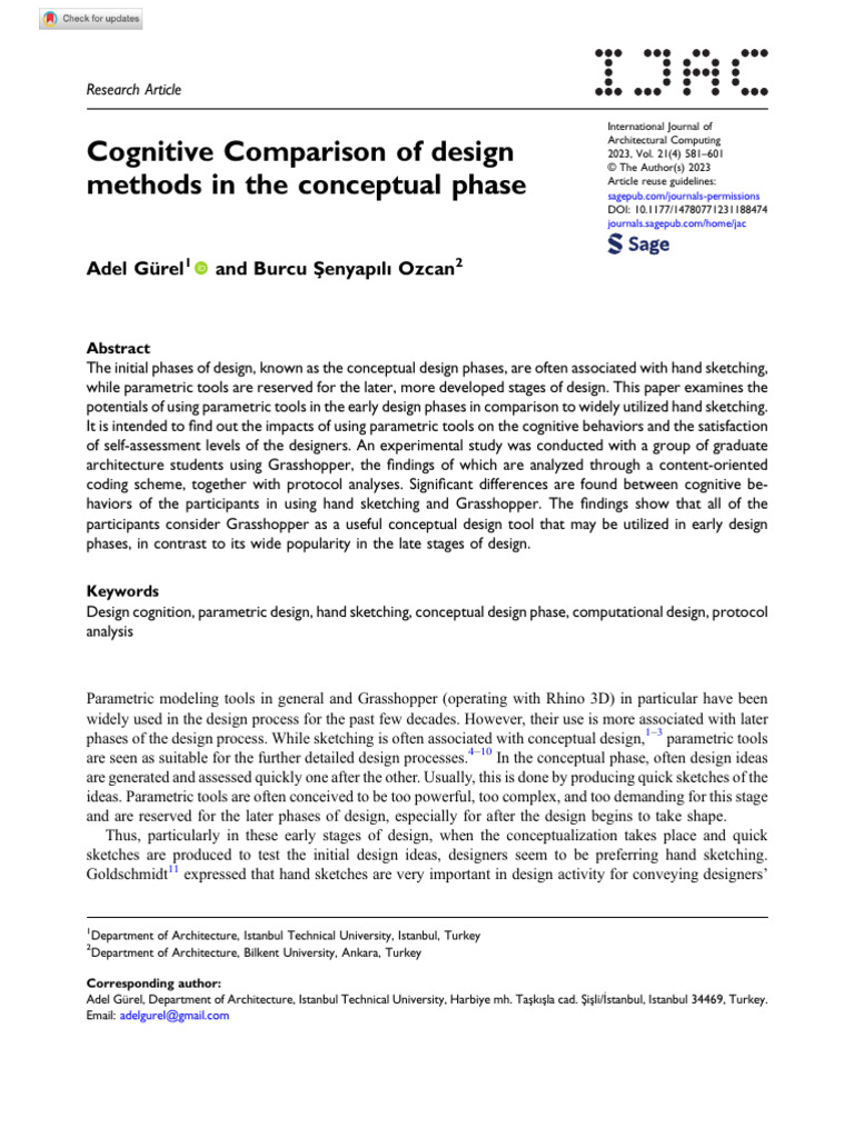 Cognitive Effects of Design Tools | PDF | Thought | Design