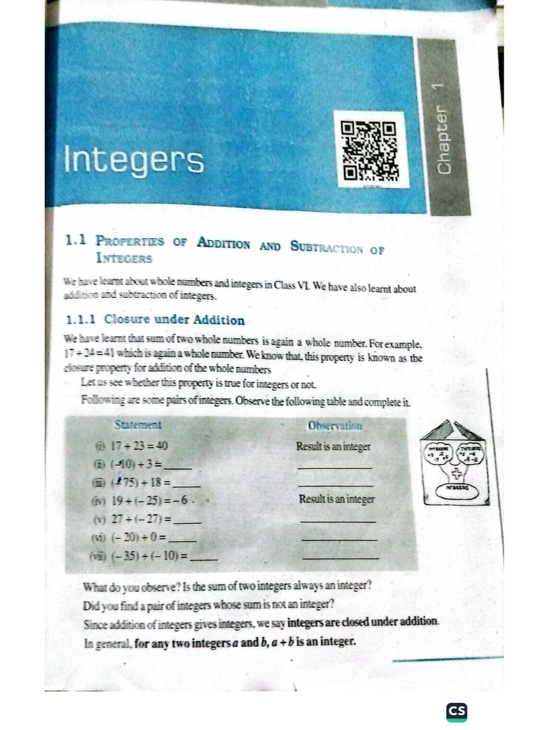 6th Class Mathematics Book | PDF