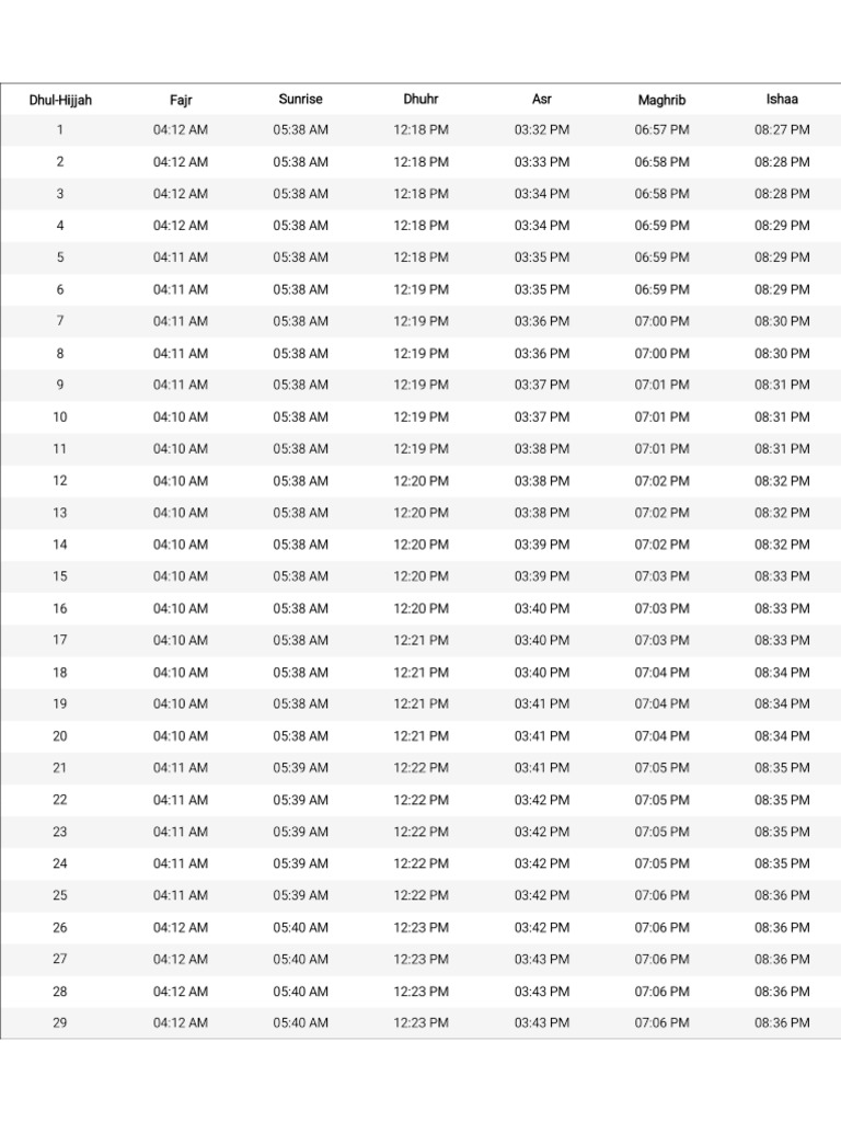 monthly-prayer-time-pdf