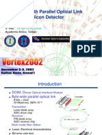 Experience With Parallel Optical Link For The CDF Silicon Detector