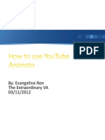 Evangeline - Ren - How To Use YouTube Animoto