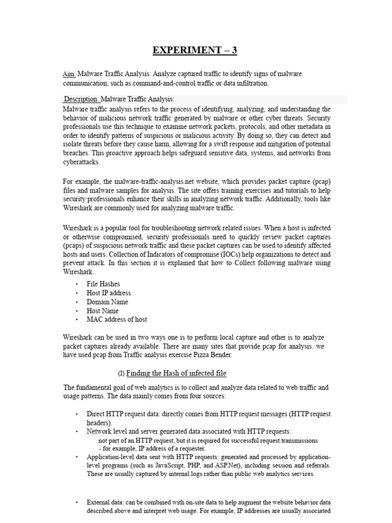 Malware Traffic Analysis with Wireshark | PDF | Malware | Antivirus ...
