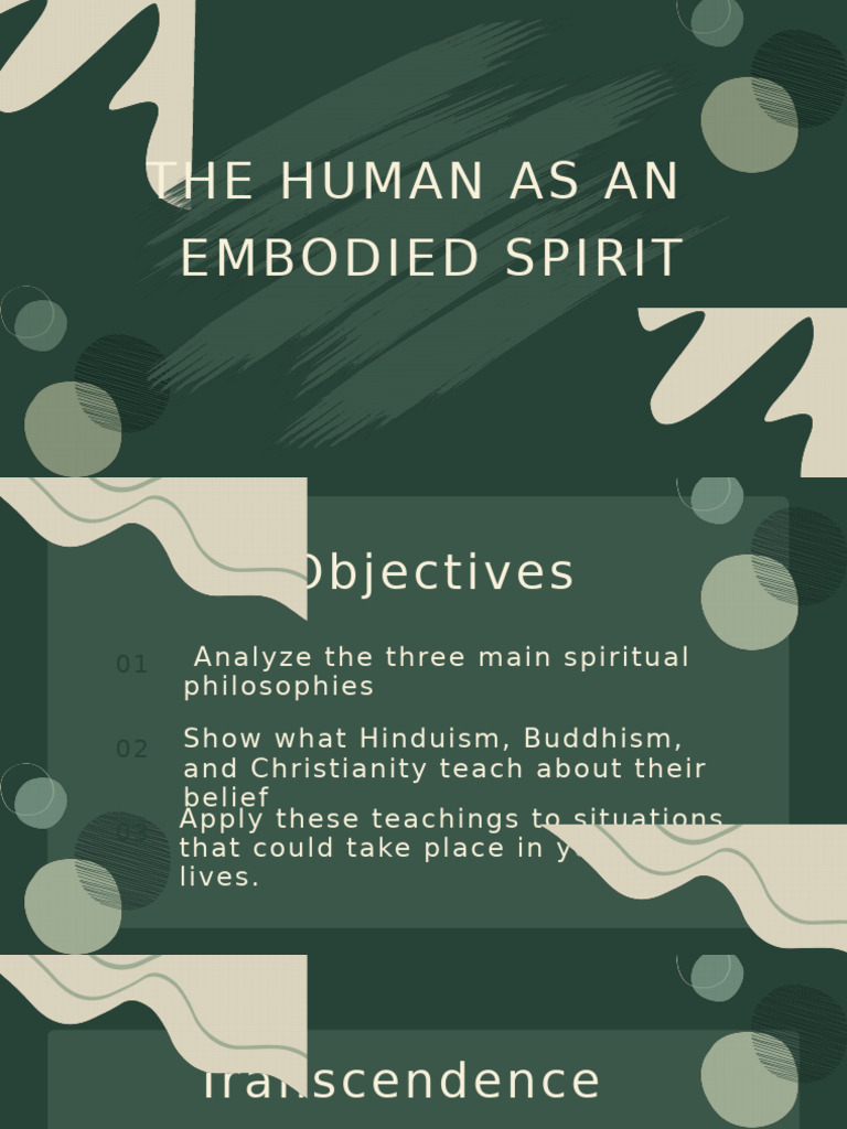 HUMAN-AS-EMBODIED-SPIRIT | PDF | Soul | Moksha