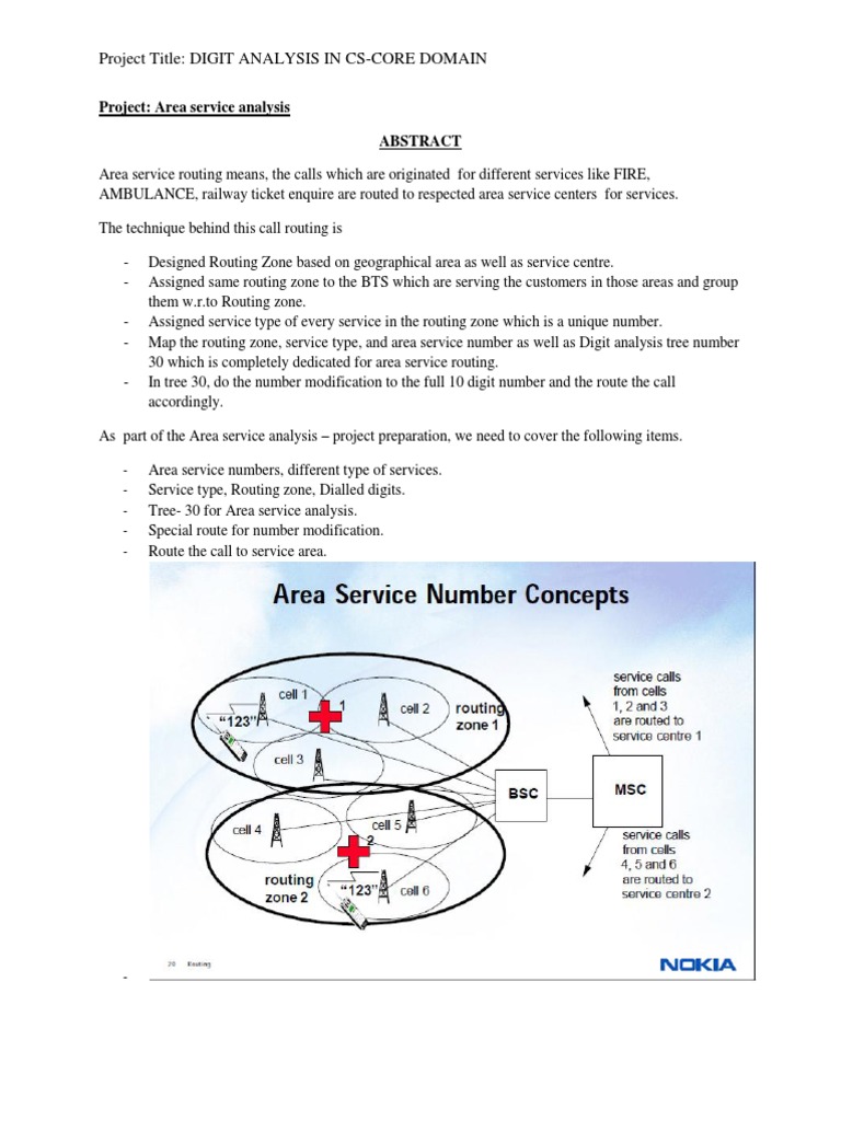 Area Service Routing Digit Analysis | PDF | Art