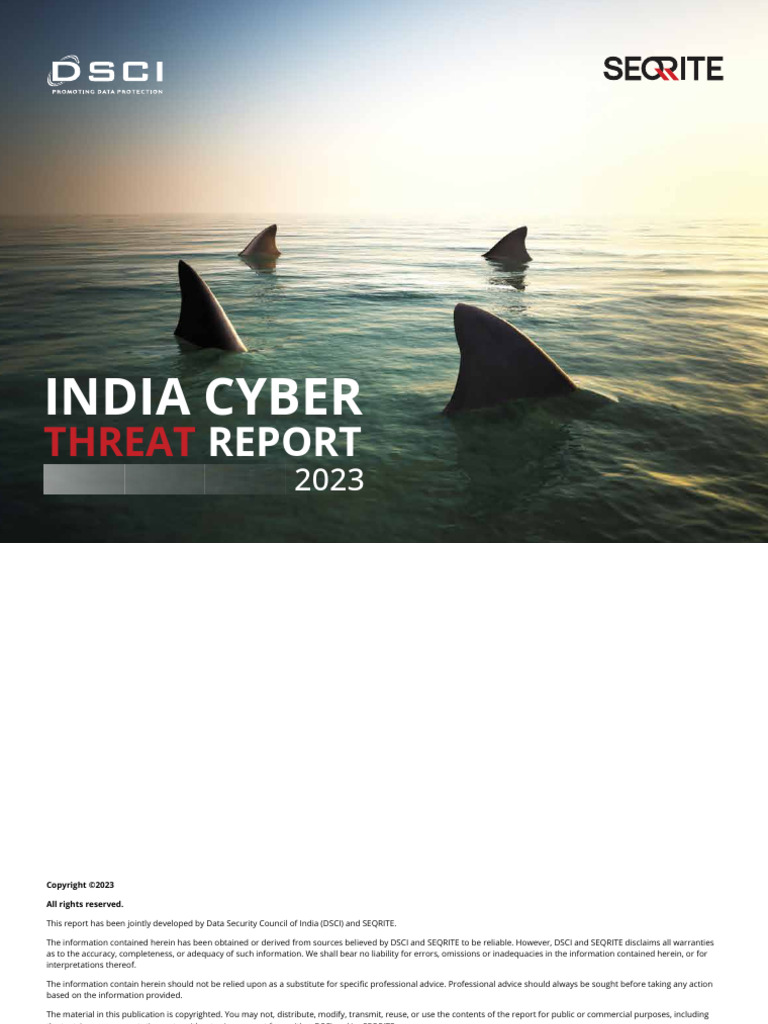 India Cyber Threat Landscape 2023 | PDF | Security | Computer Security