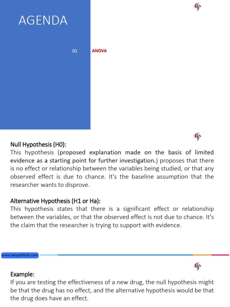 ANOVA and Small Sample Tests Explained | PDF | Type I And Type Ii ...