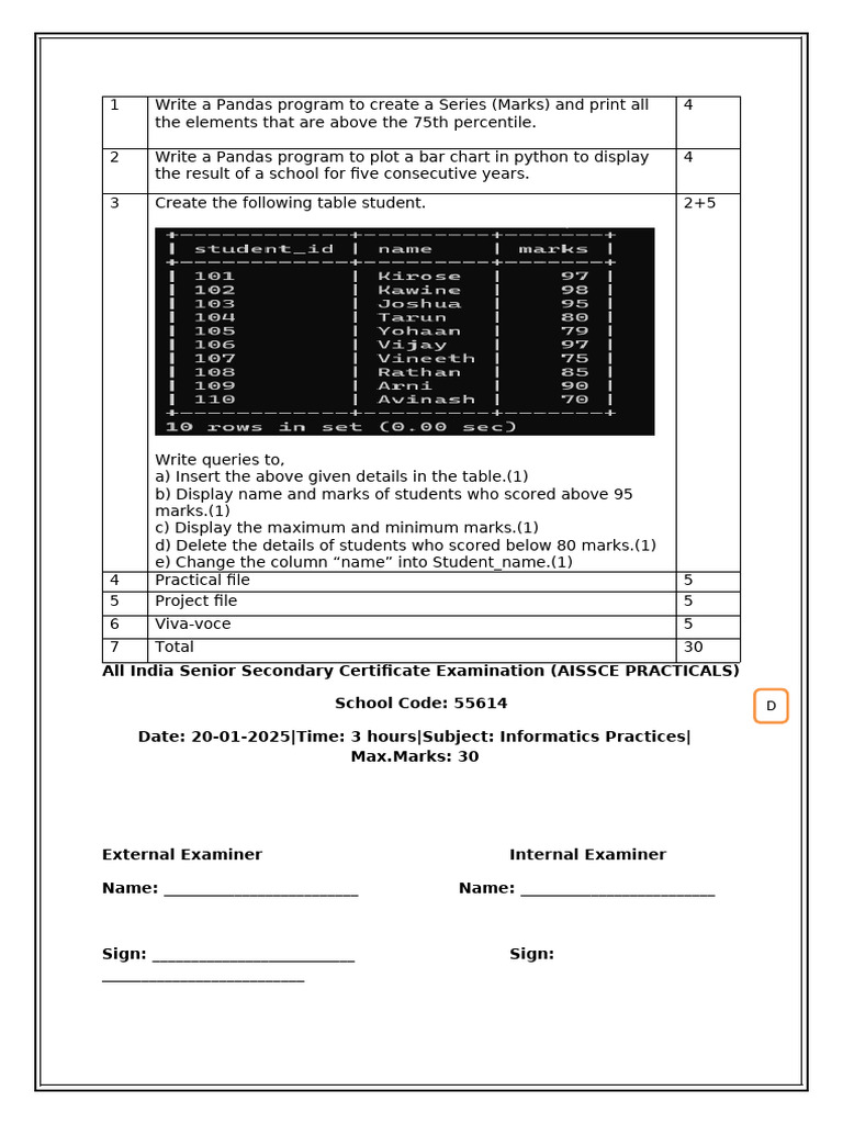 PQP Set-D | PDF