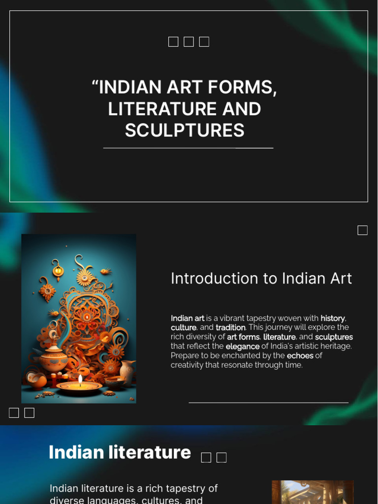 Slidesgo Echoes of Elegance A Journey Through Indian Art Forms ...