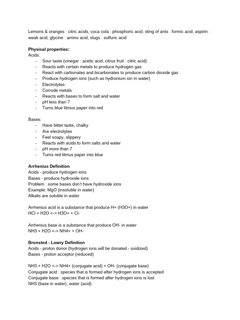 Understanding Acids and Bases | PDF | Acid | Ph