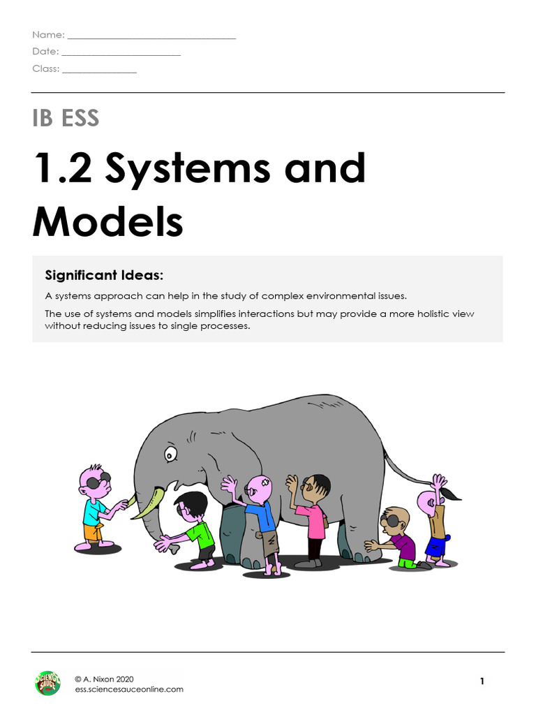 1.2 Systems and Models 2 | PDF | System | Thermodynamic Equilibrium