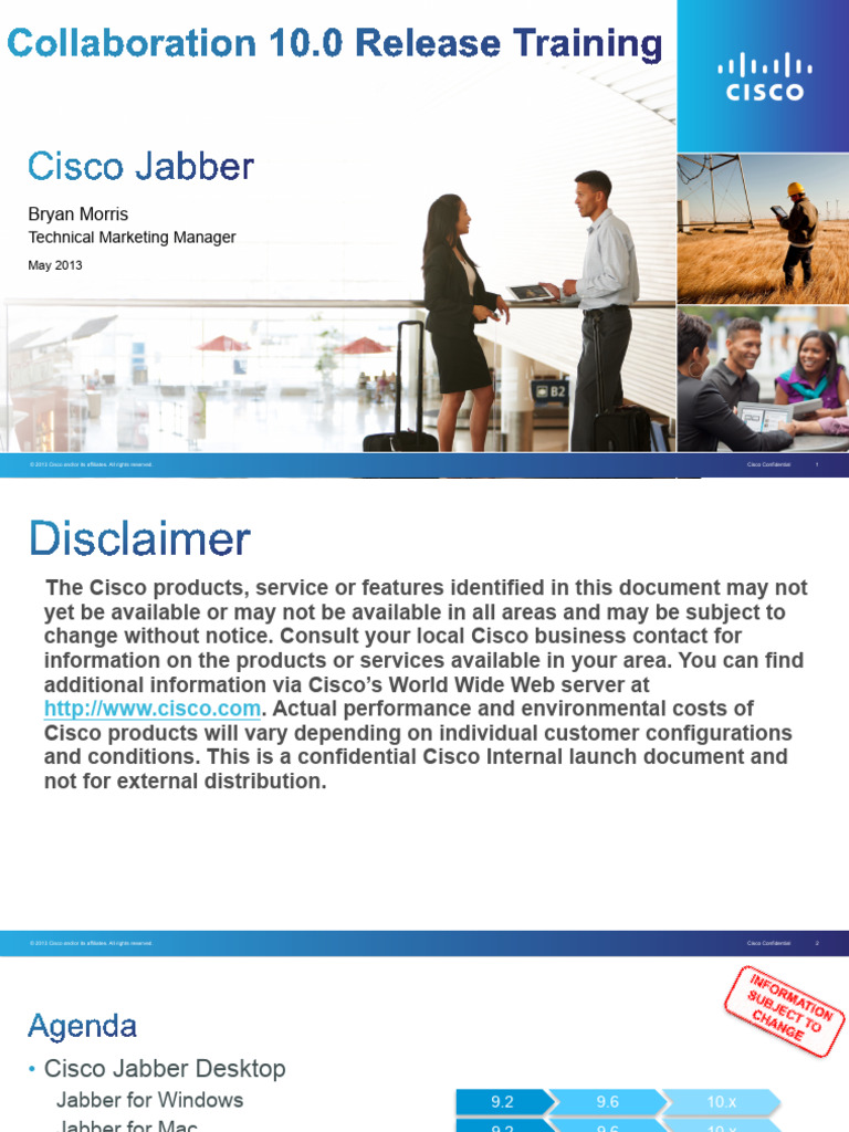 Day2-01 - Jabber Overview v12 | PDF | Cyberspace | Computing