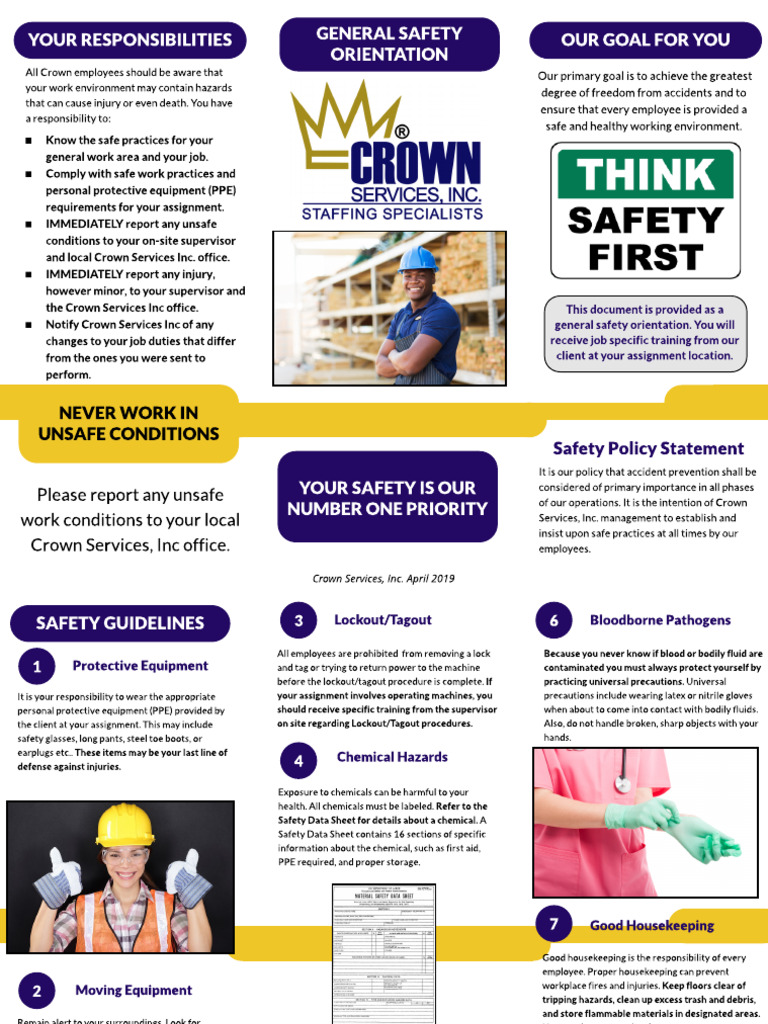 General Safety Brochure | PDF