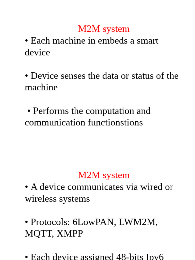 M2M vs IoT: Key Differences Explained | PDF | Internet Of Things | Internet
