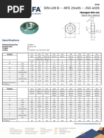 External Metric ISO Thread Table Chart Sizes M20 - M55 | PDF | Screw ...