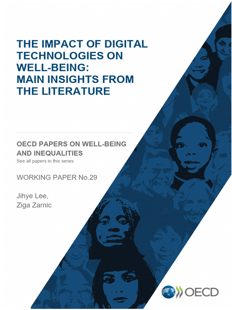 Digital Technologies and Well-Being Insights | PDF | Well Being ...