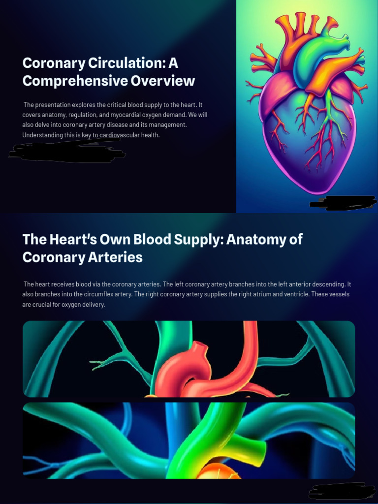 Coronary Circulation: Anatomy & Disease | PDF | Coronary Circulation ...