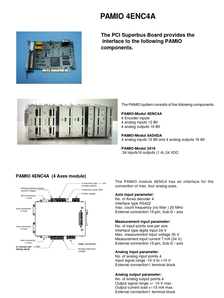 PAMIO Superbus Board Components Overview | PDF | Power Supply | Analog ...